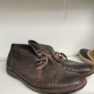 Johnny Varvatos Chukka Boots-Italian Leather